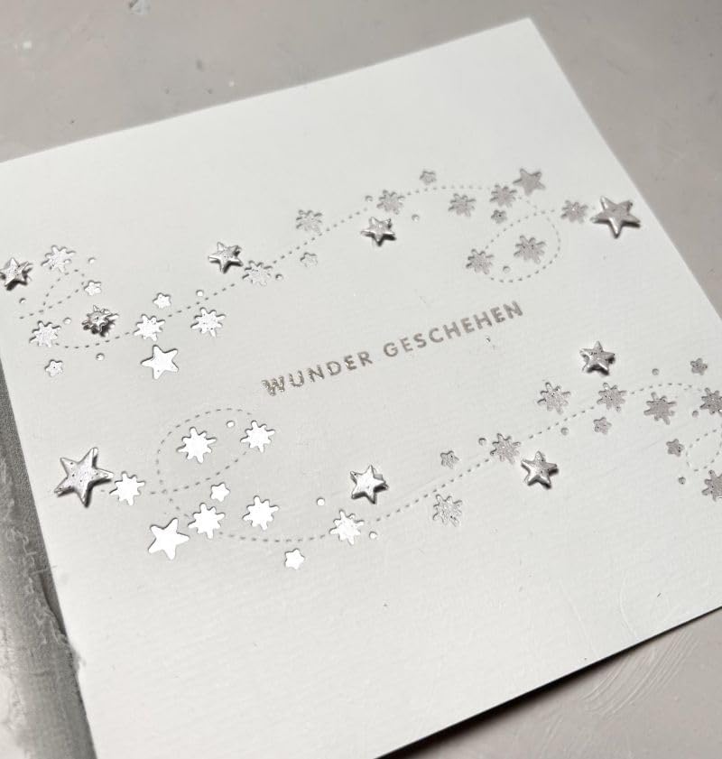Lapoo 3D Backgrounds Frame Metal Cutting Die for Scrapbooking, New Cutting Dies DIY Album Card Making Decor Paper Craft Metal Die Cuts Party Wedding Decorations (Star Lace 5.1 x 1.5 in) - Image 2
